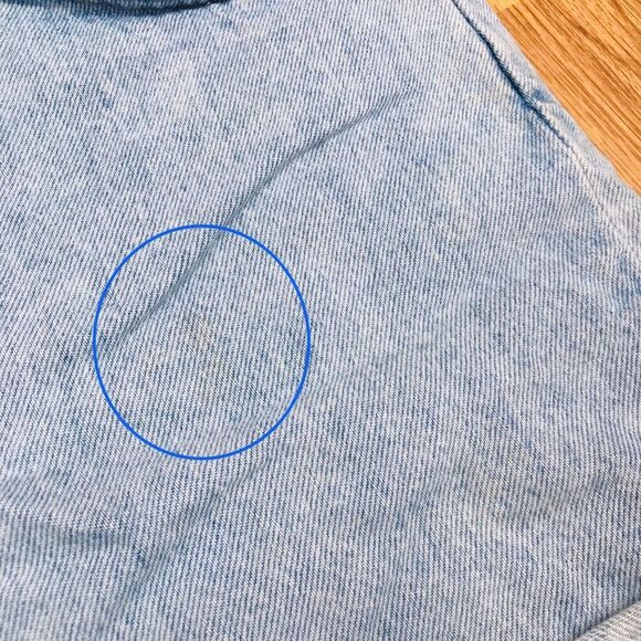 Vintage 90s LEVIS 550 Bermuda Orange Tab Jean Shorts Relaxed Fit 80s Size 31 - Picture 10 of 12